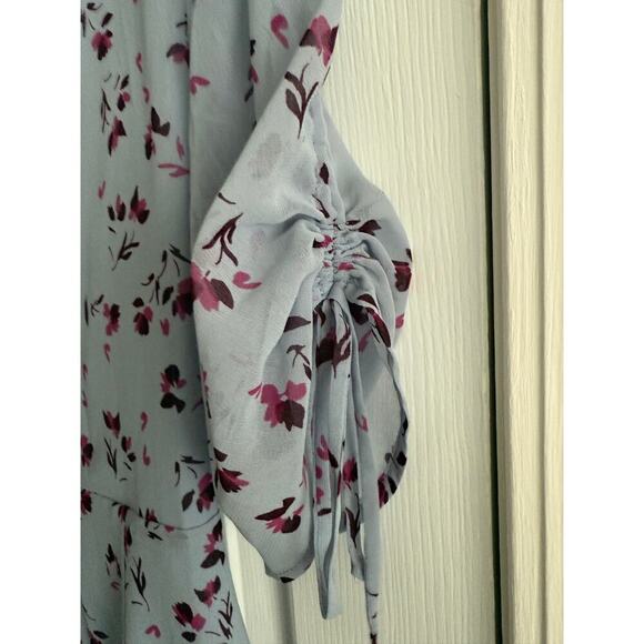 WAYF Larissa Floral Ruched Cutout Minidress size Small - Picture 11 of 12